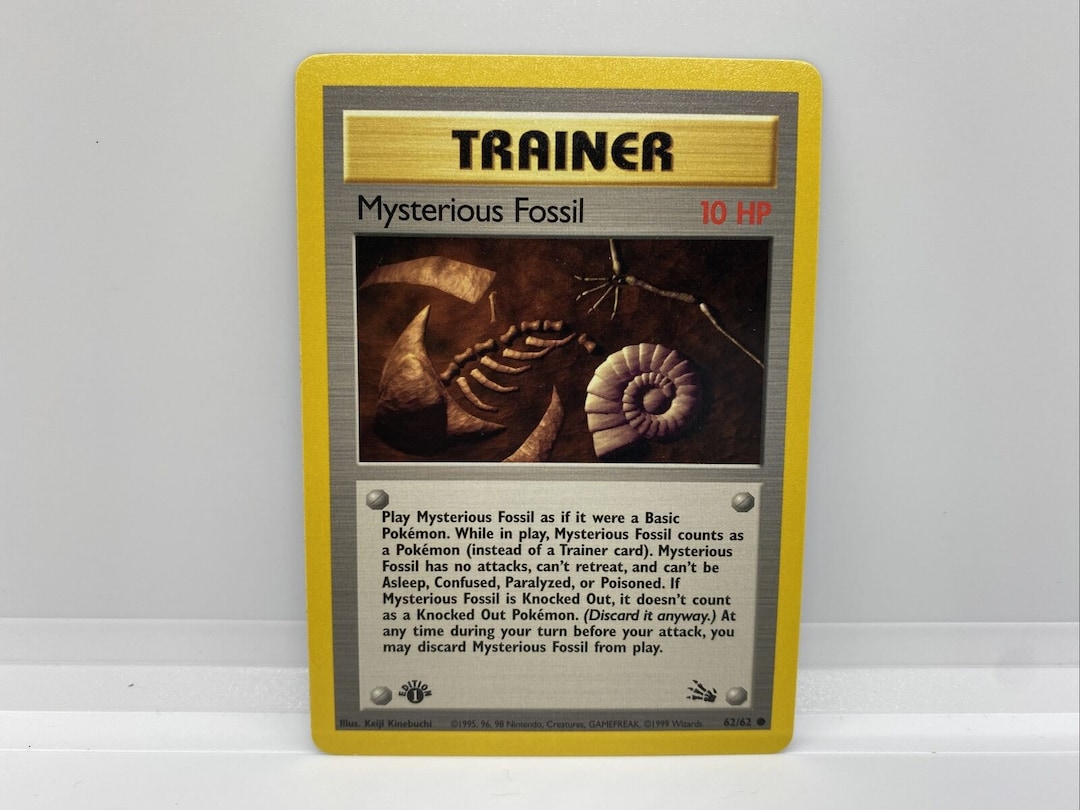 mysterious fossil pokemon card price HP 50 93/110 - ex Holon Phantoms Mysterious Fossil has no attacks of its own Check out Pokemon Antique Helix