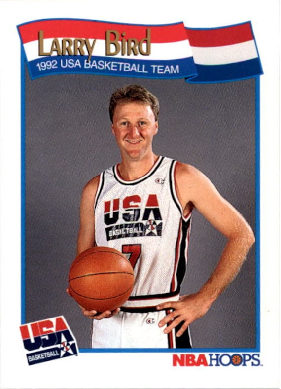 1991 NBA hoops 576 larry bird