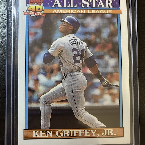 Ken Griffey Jr All Star Card - Etsy New Zealand