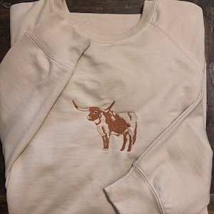 Longhorn Sweatshirt |livestock Sweatshirt | Rodeo