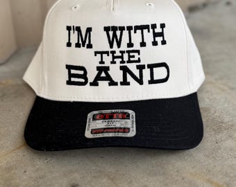 I'm With The Band Trucker Cap | Embroidered Band Fan Hat