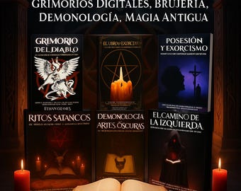 Colección Oculta de eBooks PDF – Grimorios Digitales, Brujeria, Demolologia, Magia Antigua