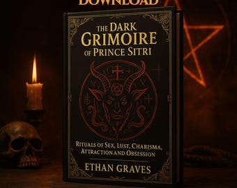 Full Grimoire of Prince Sitri – Personalized Dark Grimoire PDF (Name, Dedication & Custom Seal)