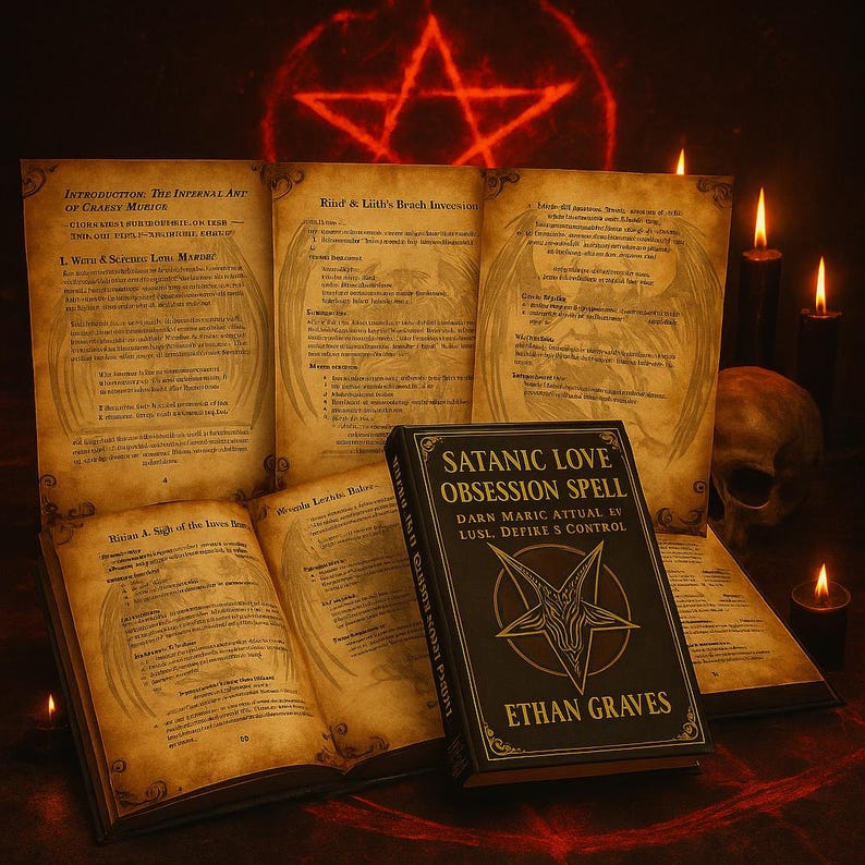 Satanic Love Obsession Spellbook: Dark Magick Rituals (PDF Download) - Etsy