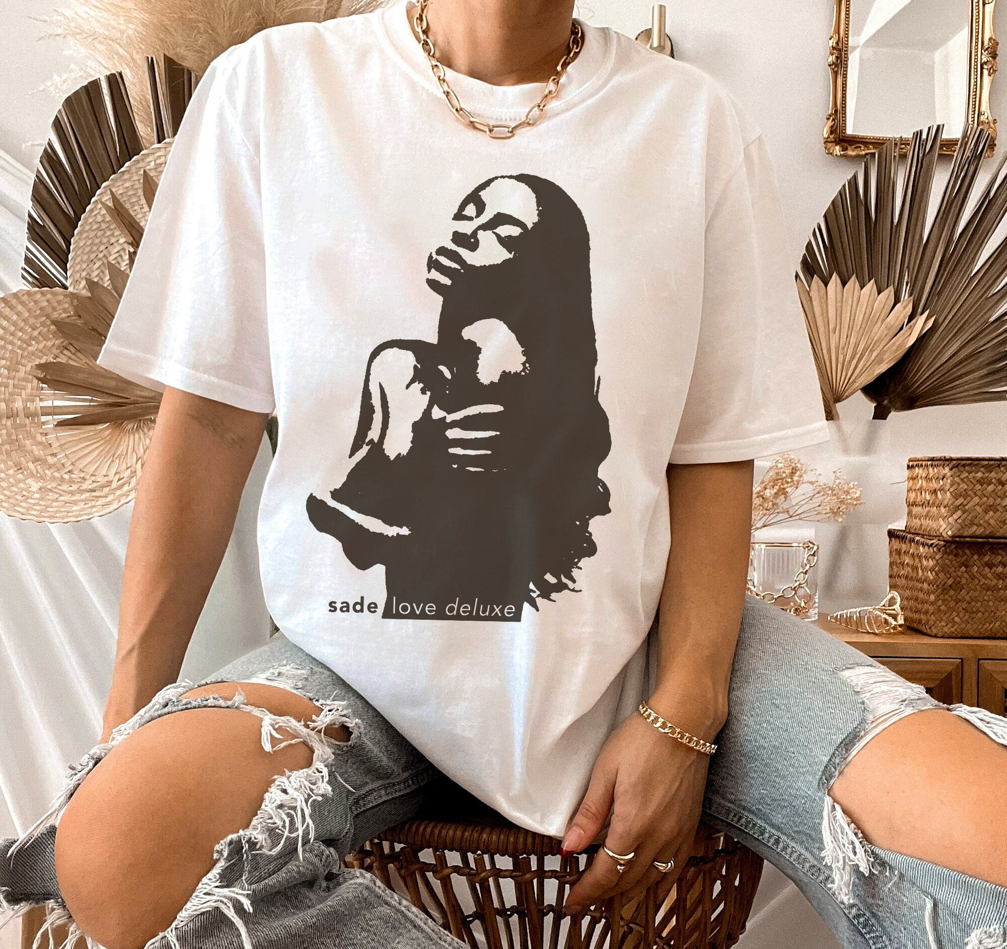 希少 □ Sade Adu ヴィンテージ Tシャツ プリント カットソー ロンT Love Deluxe シャーデーアデュ シャーディー □ |ファッション 希少 □ Sade Adu ヴィンテージ Tシャツ プリント カットソー ロンT Love Deluxe シャーデーアデュ シャーディー □ |ファッション