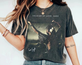 Vintage Sade Soldier of Love T-shirt: Unisex Soft Style - Etsy