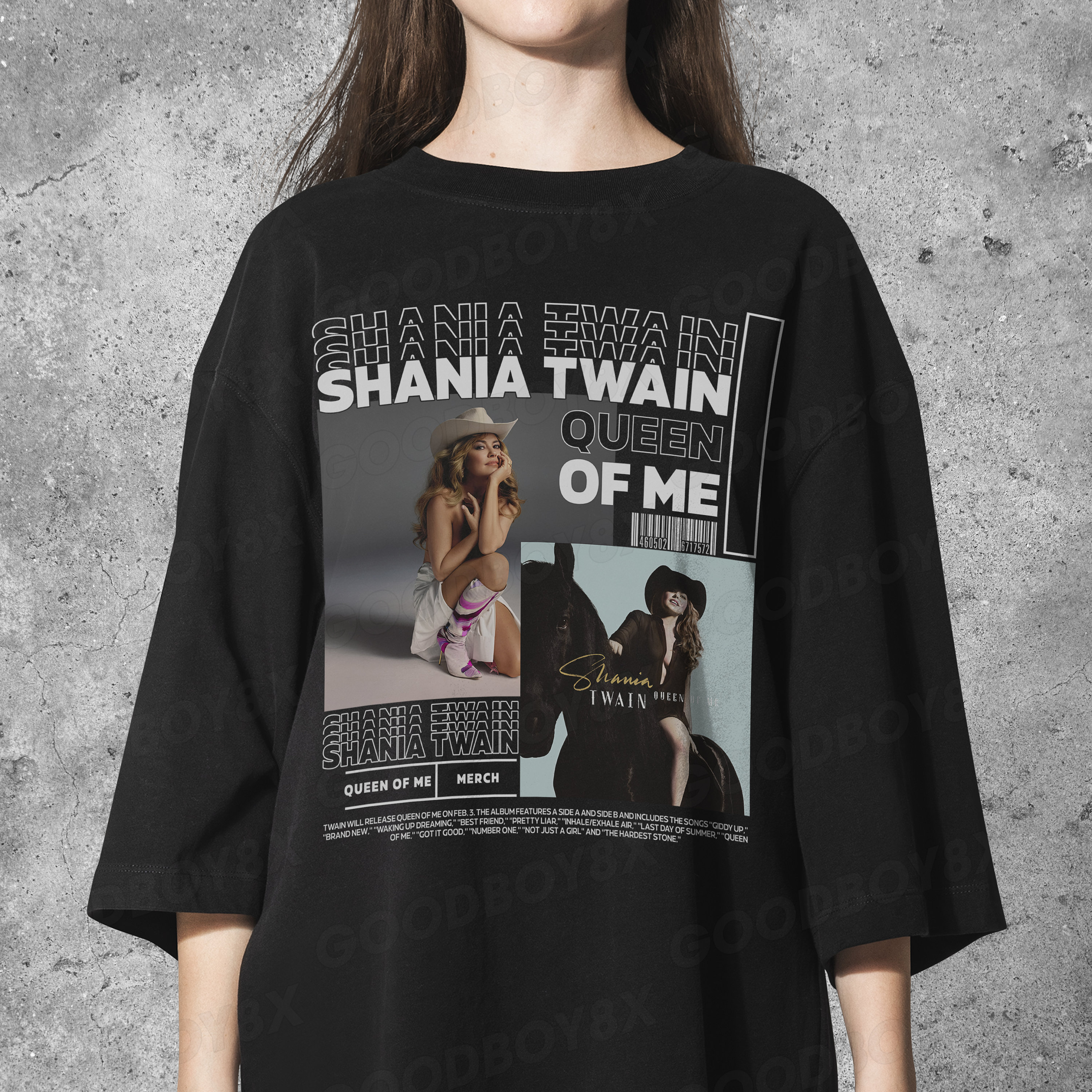 Vintage Shania Twain Queen of Me Tour Shirt Queen of Me Tour image