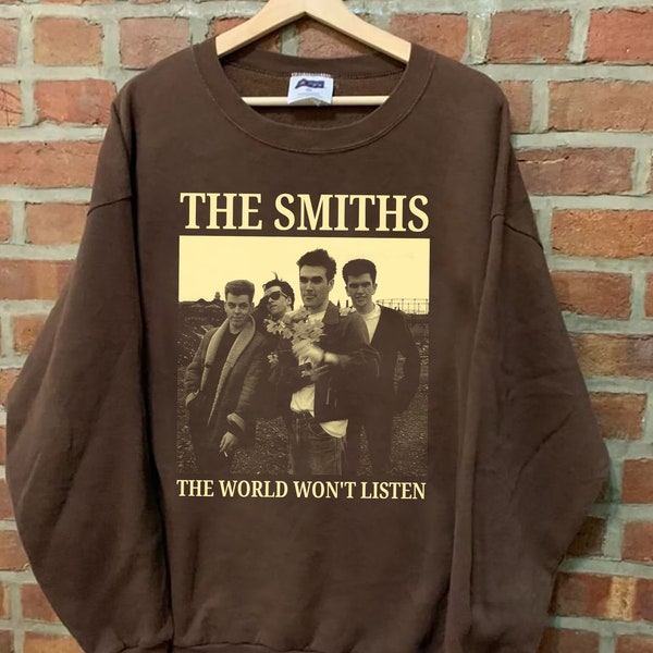 The Smiths The World Won't Listens graphic 2023  shirt, The Smiths tshirt, The Smiths  fans shirt Gift for men, women Comfort color