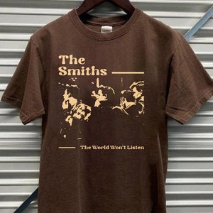 The World Won&#39;t Listens graphic 2024  shirt, The Smiths retro tshirt, The Smiths  fans shirt Gift for men, women Comfort color