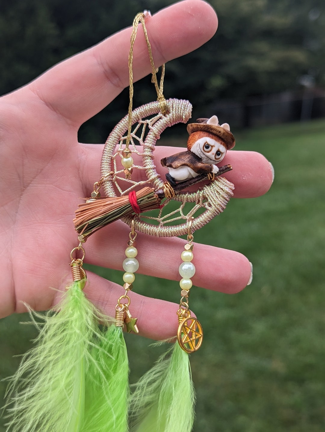 Halloween Dream Catcher- Can Be Customized- Witch- Moon- Celestial ...