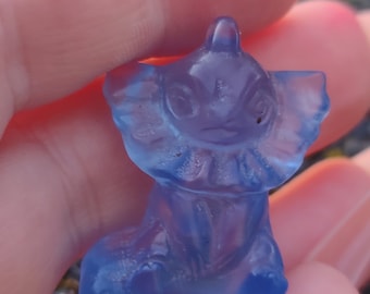 Vaporeon Crystal Carving - Eeveelutions - Anime- Monster Carving-Stocking Stuffers-Gift Ideas-Home Decor - Alter Decor