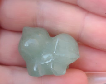 Bulba Crystal Carving with Pokeball- Green Adventurine - Anime- Stocking Stuffers-Crystal Healing-Chakras - Home Decor-Wiccan-Pagan-Spirit