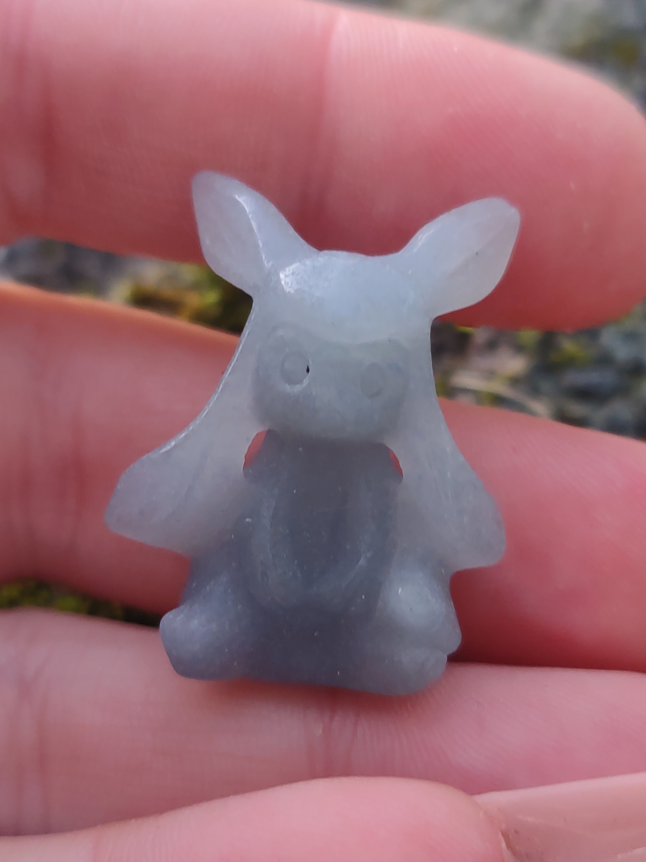 Glaceon Crystal Carving- PokeBall Stocking Stuffers-Crystal Healing- Chakras - He Decor- Gift Ideas-Eeveelutions- Anime