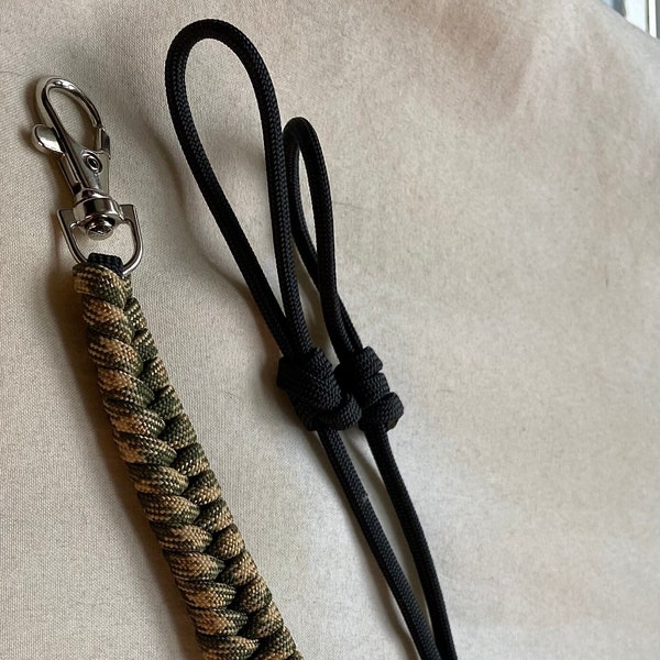 Fishtail Loops for Game Call Lanyards, Choose Your Colors and Attachment Method