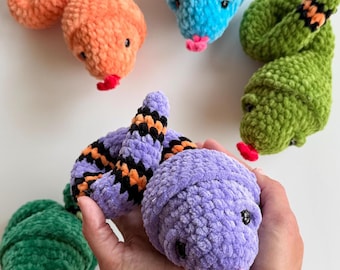 NO SEW - Mini Stress Ball Buddies Snake Pattern - Fidget Toy - Interactive (PDF file Pattern)