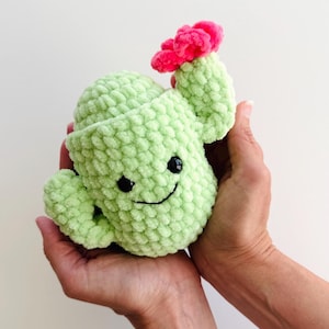 Mini Stress Ball Buddies Cactus Pattern, Interaktives Spielzeug, Anfänger freundlich, Fidget, Interaktiv, DIY Häkelspielzeug, Stressabbau