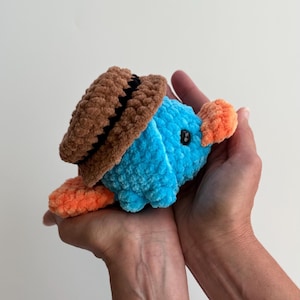 INGEN SYNING - Mini Stressboll Buddies Näbbdjur • Fidgetleksak (PDF-filmönster)