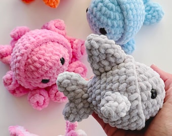 NO SEW - Mini Stress Ball Buddies Just Add Water Series Crochet Pattern Bundle– 5 Patterns (PDF)