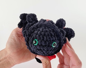 NO SEW - Mini Stress Ball Buddies Dragon Crochet Pattern (PDF Pattern)
