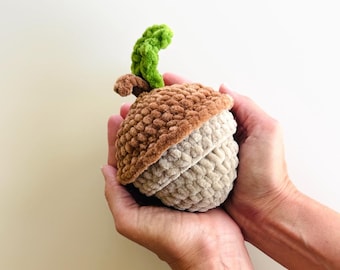 NO SEW - Haakpatroon eikels mini-stressbal Buddies – Forest Friends (pdf)