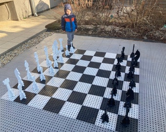 Garden chess - laser cutter plans