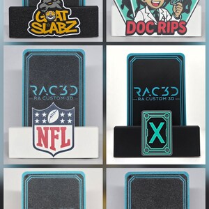 Adjustable Trading Card Stand | Custom 3D Printed Display Holder | Personalized Logo Option image 7