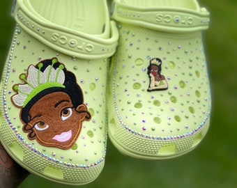 Adult Princess Tiana Crocs Etsy
