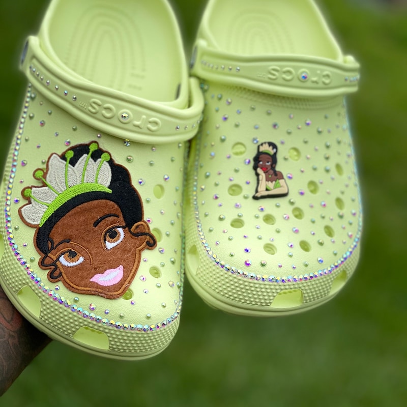 Princess and the Frog Crocs - Etsy