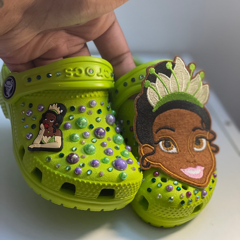 Princess and the Frog Crocs - Etsy