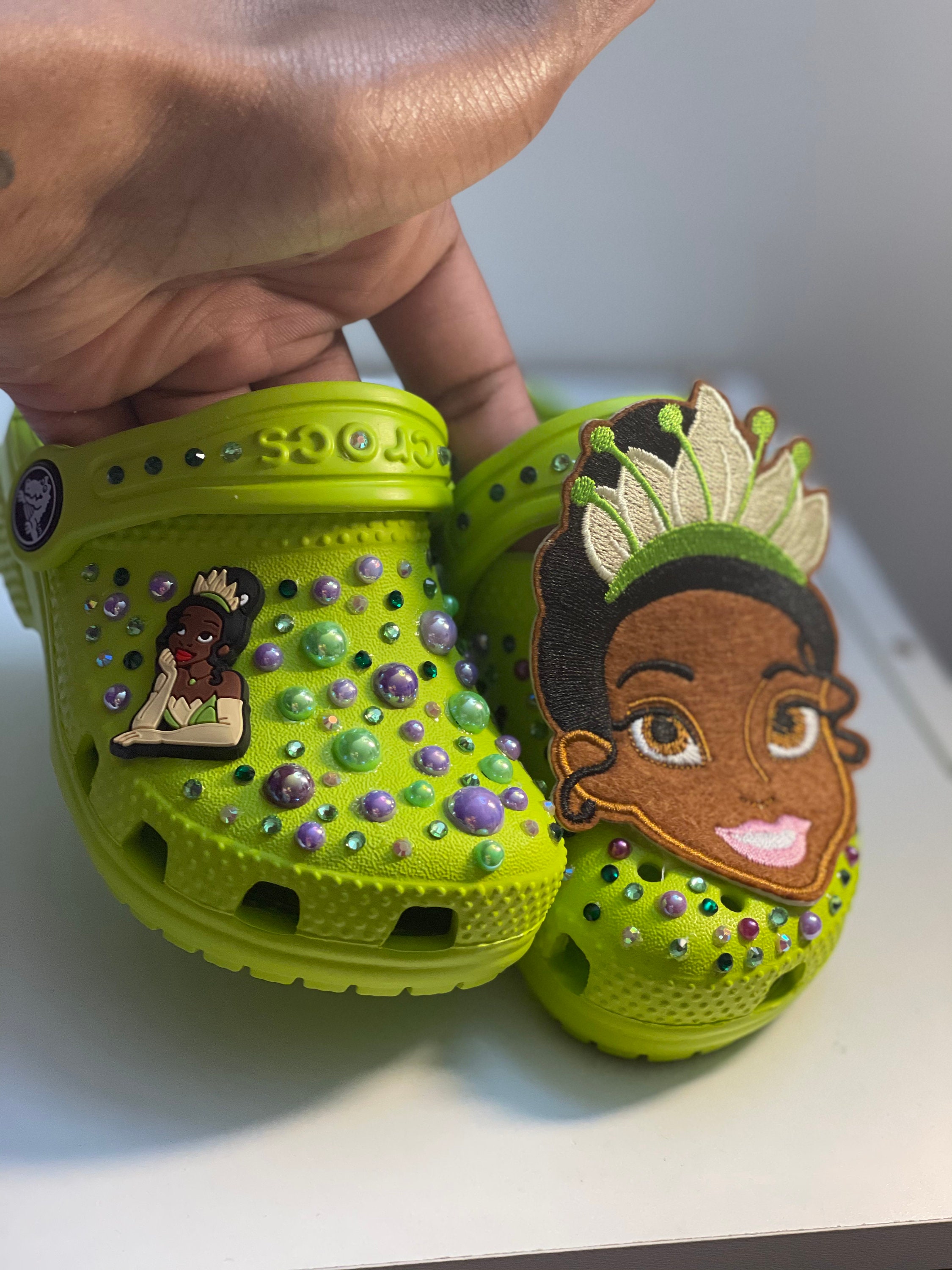 CROCS, Shoes, Princess And The Frog Customized Crocs