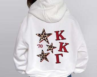 Kappa Kappa Gamma Wild Star Sorority Sweatshirt | Kappa Kappa Gamma Apparel | Custom Sorority Hoodie