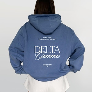 Delta Gamma Darling Sorority Sweatshirt | Sorority Apparel | Custom Sorority Hoodie
