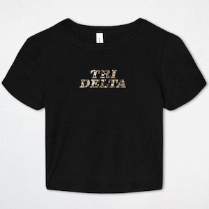 Delta Delta Delta Scout Baby Tee | Delta Delta Delta Apparel | Sorority Merch