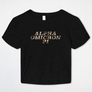 Alpha Omicron Pi Scout Baby Tee | Alpha Omicron Pi Apparel | Sorority Merch