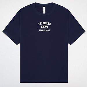 Delta Delta Delta Game Day Tee | Tri Delta Shirt | Custom Sorority Apparel