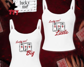 Lucky Me Big Little Reveal Shirts | Sorority Big & Little Reveal Tees and Tanks | Jackpot Theme