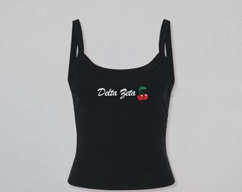 Black Cherry Sorority Tank Top | Custom Sorority Merch | Available for 20+ Sororities