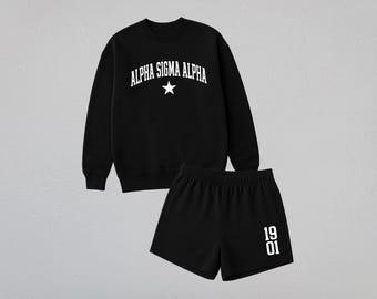 Alpha Sigma Alpha Legacy Matching Sweat Set