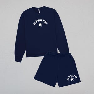 Alpha Phi Allstar Matching Sweat Set