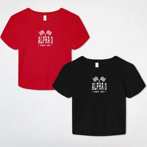 Alpha Omicron Pi Racing Home Baby Tee | Alpha Omicron Pi Apparel | Sorority Merch