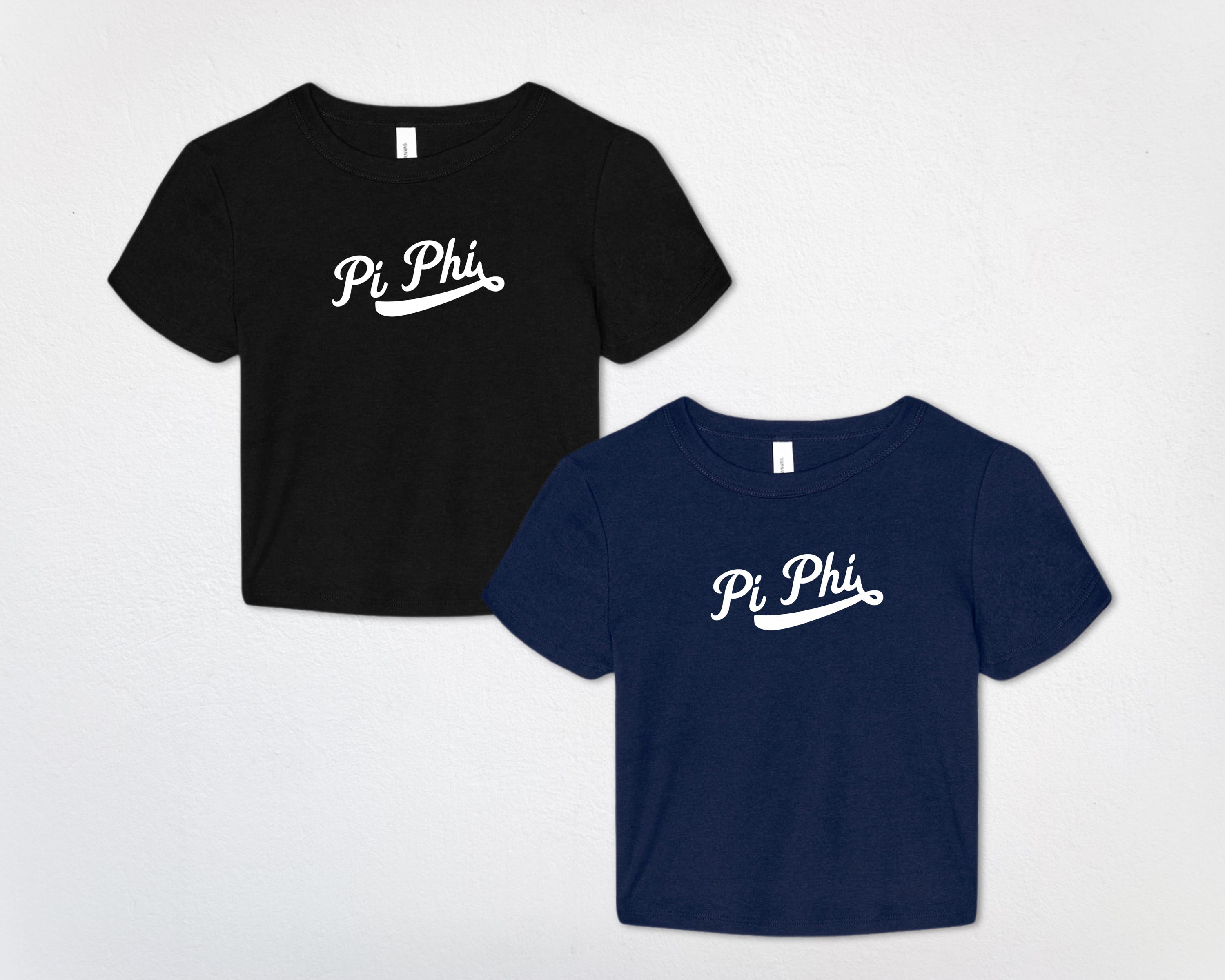 Pi Beta Phi Ballpark Baby Tee | Pi Beta Phi Apparel | Sorority Merch