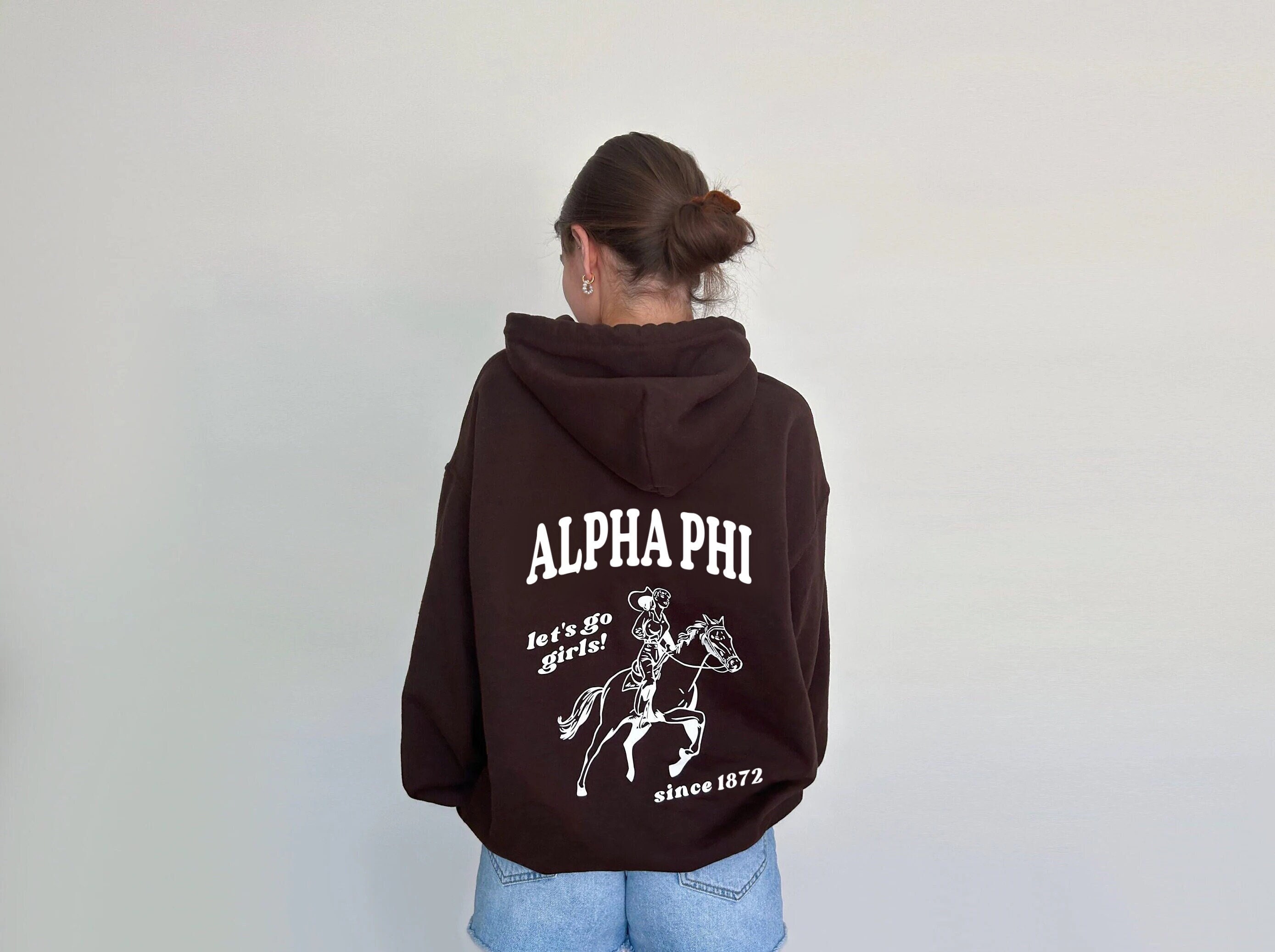 Alpha Phi Hoodie Bear - 9