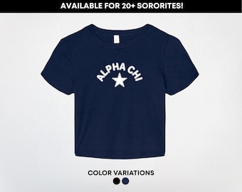 Allstar Sorority Baby Tee | ALL AVAILABLE ORGANIZATIONS