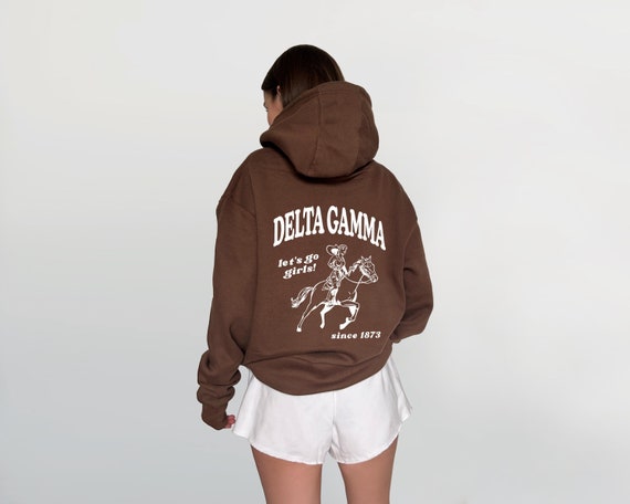 Delta Gamma Let's Go Girls Sorority Sweatshirt Deegee Sorority