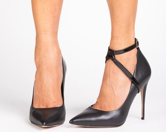 ankle strap high heels