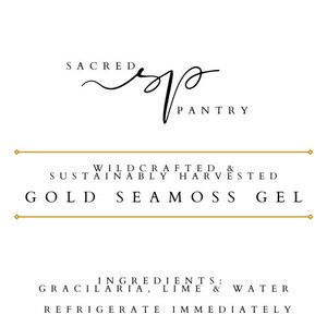 Gold Sea Moss Gel