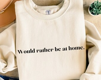 Homebody Sweatshirt, Funny Homebody Shirt, Homebody Crewneck, Gift for Her, Minimalist Homebody Sweater