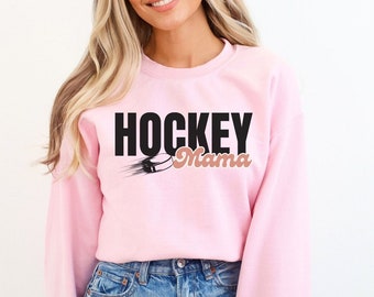 Hockey Mom Sweatshirt, Gifts for Hockey Mom, Hockey Mom Shirt, Hockey Mama Sweater, Hockey Mama Crewneck, Hockey Player Mom