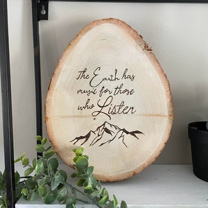 Custom Wood Burnining | Custom Wood Plaque | Custom Wood Engraving | Custom Engraved Wood Sign | Custom Quote on Wood | Custom Wood Piece