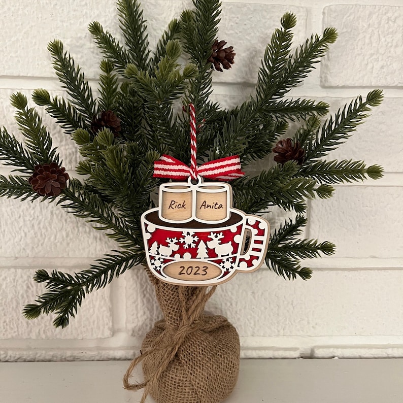 Marshmallow Mug Ornament